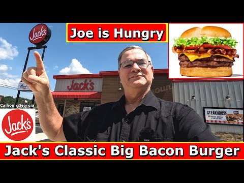 Jack's Classic Big Bacon Burger Review * Jack's Family Restaurant * Joe is Hungry 🥓🍅🧀🍔