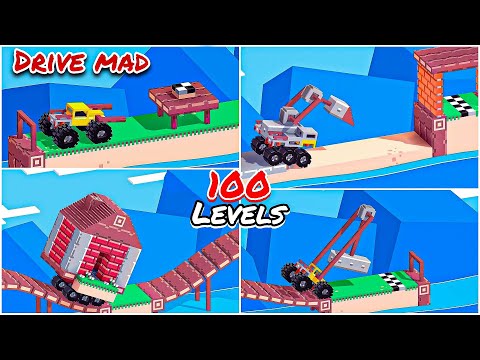 Fancade - Drive Mad 🚕| Level 1-100 🤩|| Full Level Gameplay | E.P.NO.55 |