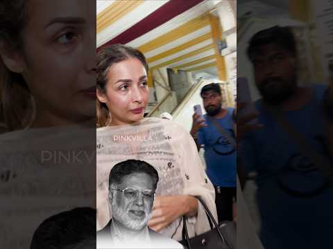 Malaika Arora & Arhaan Khan Exit After Her Father's PRAYER MEET 💔 | #shorts #malaikaarora #bollywood