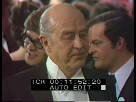 Ray Milland interview | Royal Film Premier | Love Story | 1971