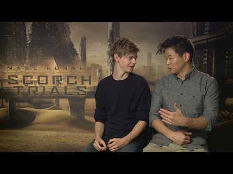 Thomas Brodie-Sangster and Ki Hong Lee talk getting close with the Maze Runner cast