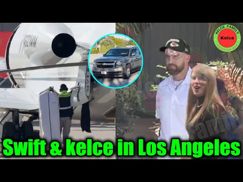 Taylor Swift & Travis Kelce's Private PLANE Land in Los Angeles for the 2025 Grammy Awards