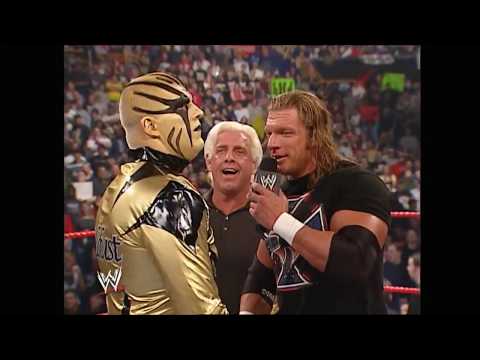 Goldust HHH Ric Flair Funniest Raw Moment 3/17/2003