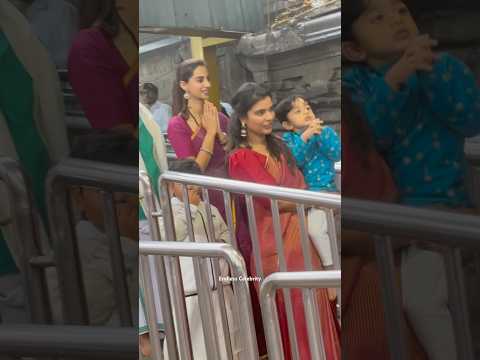 Actress Meenakshi Chaudhary & Aishwarya Rajesh at Tirupati | Sankranthiki Vasthunnam Team Tirupati