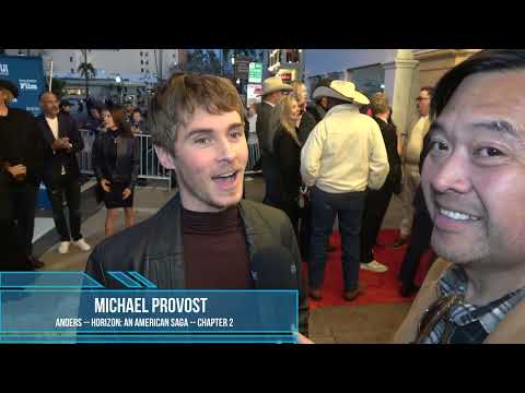 Michael Provost Carpet Interview at Horizon: An American Saga -- Chapter 2 US Premiere | SBIFF 2025