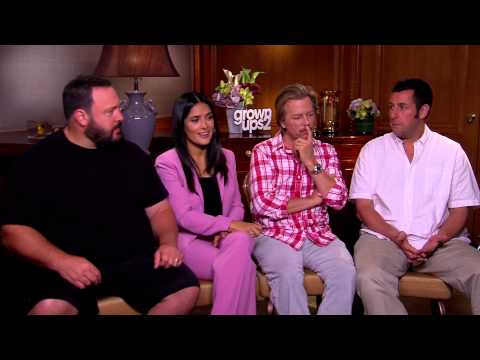 Interview with Adam Sandler & the cast of Grown Ups 2 (HD)