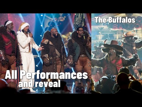 The Masked Singer - Boyz II Men / Buffalos - All Performances and Reveal