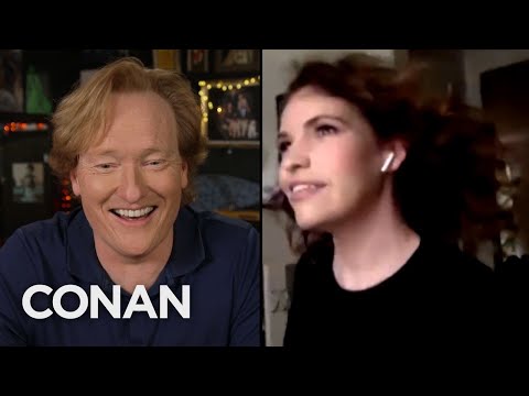 Beth Stelling Gives Conan A Tour Of Her Apartment | CONAN on TBS