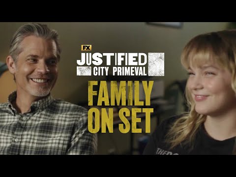 Justified: City Primeval | Shaping the Season: On Set with the Olyphant Family