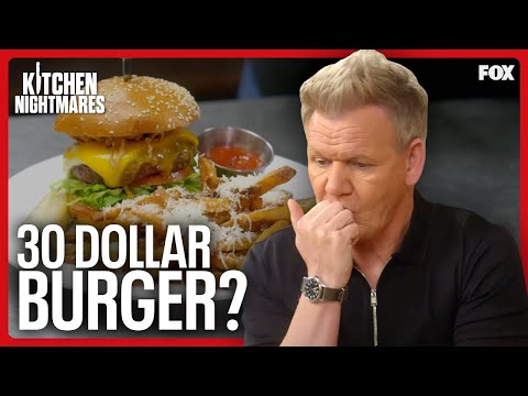 Gordon is Disappointed by Severely Overpriced Burger | Kitchen Nightmares