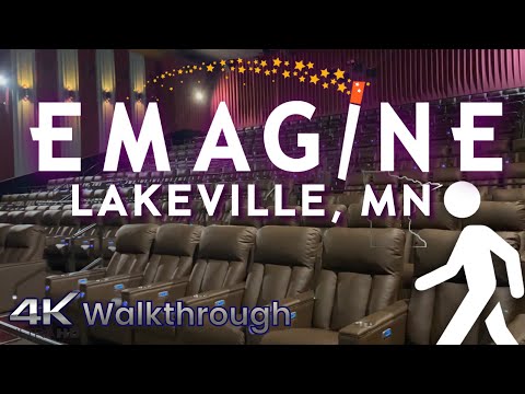 Movies about to begin! Find your seat at Emagine Lakeville Theater | Lakeville, MN | 4K