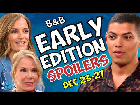 Bold and Beautiful Early Edition Spoilers Dec 23-27: Taylor’s Happy Xmas, Brooke Rants & Zende Spies