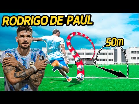 RODRIGO DE PAUL KNUCKLEBALL vs GOALKEEPER 50M AWAY