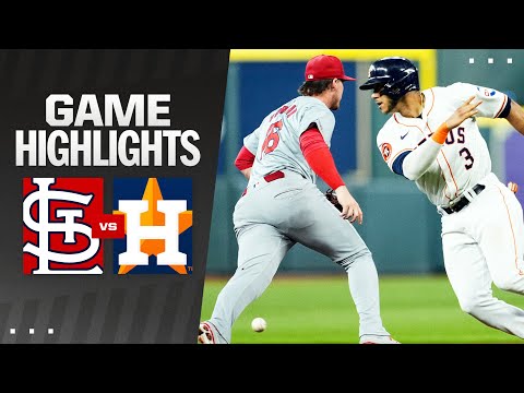 Cardinals vs. Astros Game Highlights (6/4/24) | MLB Highlights