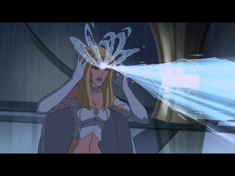 Emma Frost Powers Scenes (Wolverine and The X-men)