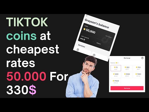 UPDATE! Cheapest tiktok coins from CHINA 2023