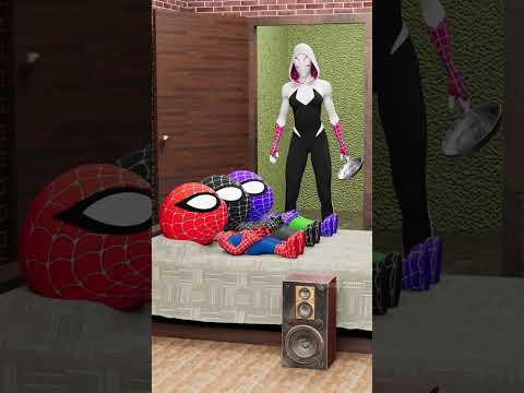 Spidey's vs Spider Gwen | The Spideys are partying at 3am | Marvel Animation