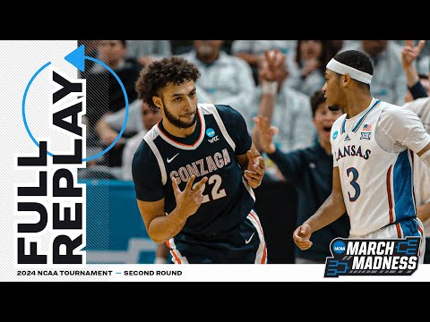 Gonzaga vs. Kansas  - 2024 NCAA men's second round | FULL REPLAY