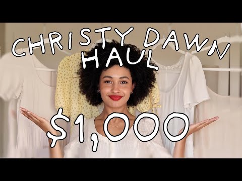 I Spent $1,000 on Christy Dawn Dresses | A Feminine, Sustainable Lookbook ♡