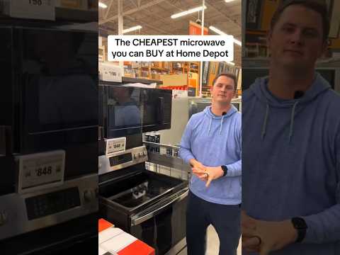 The CHEAPEST microwave in Home Depot