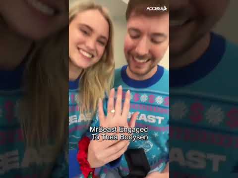 YouTube Star MrBeast Engaged To Thea Booysen #shorts