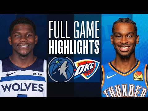 TIMBERWOLVES at THUNDER | FULL GAME HIGHLIGHTS | January 29, 2024