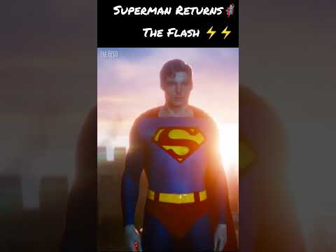 Superman Returns | The Flash |War Action | Superman vs Flash |DC Comics Books |#whatsapp #short 🦸‍♂️