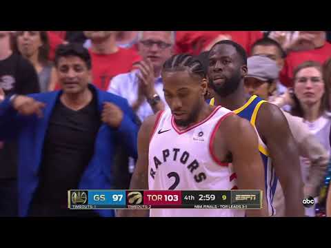 Astonishing final 5 mins of 2019 NBA Finals Game 5 Golden State Warriors vs Toronto Raptors