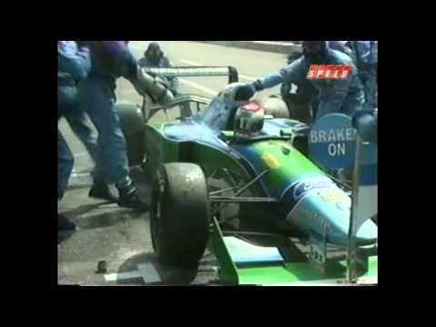 Jos Verstappen F1 Pit Fire (full)