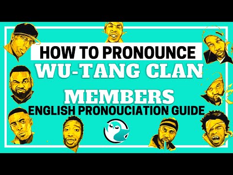 How To Pronounce Wu-Tang Clan Members Names (Correctly) #shorts  #wutangclan #howtopronounce