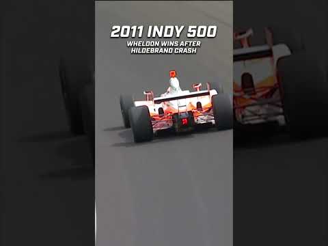 One of the most iconic #Indy500 finishes. Relive Dan Wheldon’s 2011 path to Victory Podium. #racing