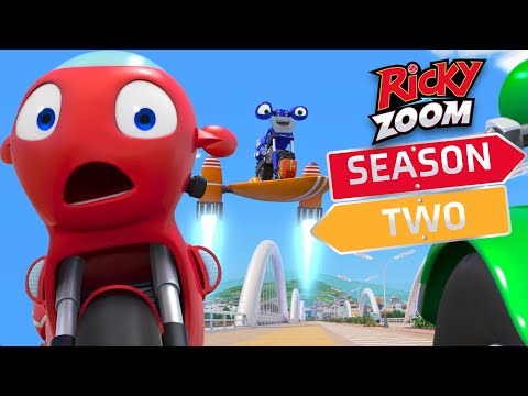 Ricky's New Vroomboard ⚡️Season Two ⚡️ Season Two ⚡️ Motorcycle Cartoon | Ricky Zoom