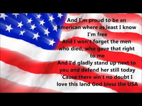 Lee Greenwood - God Bless The USA (Lyrics)