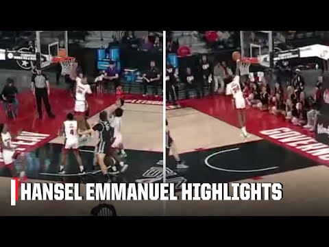 Hansel Emmanuel rocks the rim and swats a shot on back-to-back possessions | ESPN College Basketball