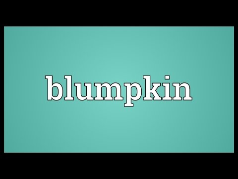 Blumpkin Meaning