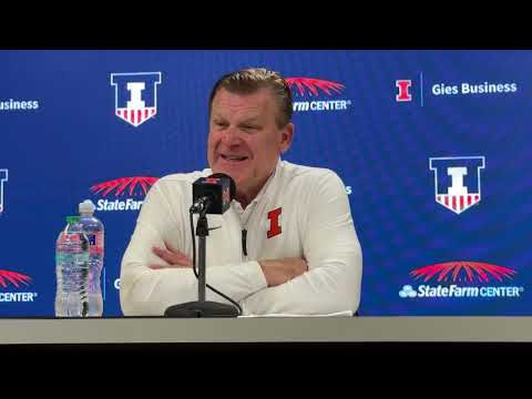 EIU postgame: Illini coach Brad Underwood press conference