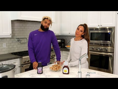 Odell Beckham jr. and his Mother Heather shares Super Bowl Sunday party grape jelly meatball recipe