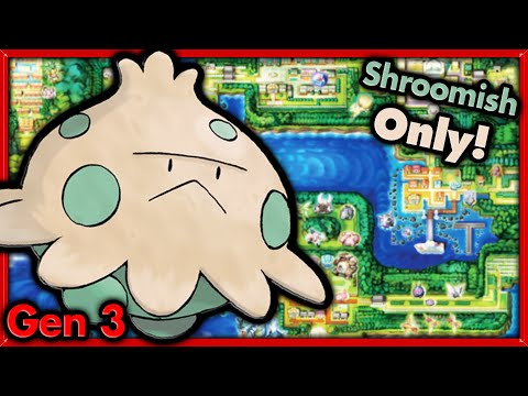 Can I Beat Pokemon Fire Red with ONLY Shroomish? 🔴 Pokemon Challenges ► NO ITEMS IN BATTLE