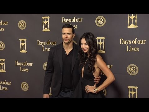 Matt Cedeno & Erica Franco Red Carpet Style at Days of Our Lives 50 Anniversary Party