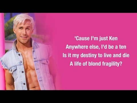 Ryan Gosling - I'm Just Ken (Lyrics) [Barbie The Album]