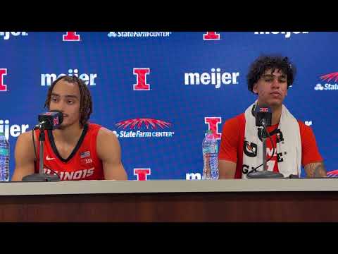 EIU postgame: Illini players Dra Gibbs-Lawhorn and Will Riley