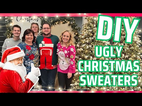 EASY $5 UGLY CHRISTMAS SWEATER DIY!!