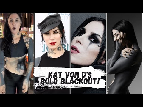 Kat Von D Reveals Dramatic All-Black Tattoo Cover-Up: See the Stunning Transformation!"