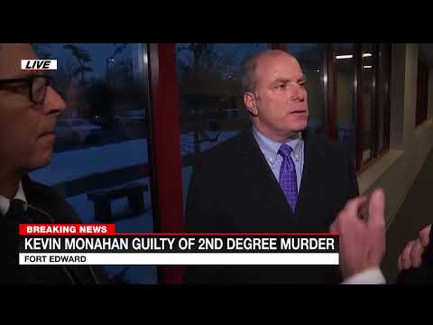 Kevin Monahan's defense team reacts to guilty verdict