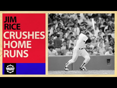 Jim Rice CRUSHING home runs! The Red Sox slugger had INSANE power!