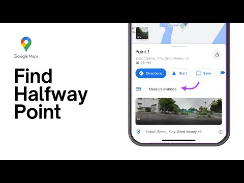 How to Find Half Way Point on Google Maps | Halfway Point Between