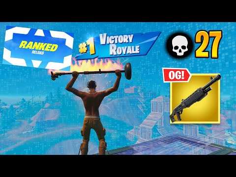 Fortnite Ranked Reload | High Kill Solo vs Squads OG Gameplay (Keyboard & Mouse)