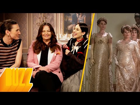 Harriet Cains, Bessie Carter & Polly Walker | Bridgerton Season 3 Interview