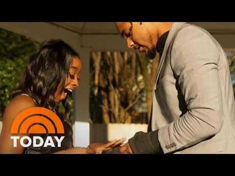 Exclusive: Watch Simone Biles’ Sweet Engagement To Jonathan Owens