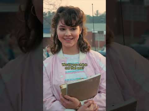 MADELYNE CLINE (Tina) first time in Stranger Things S2E1